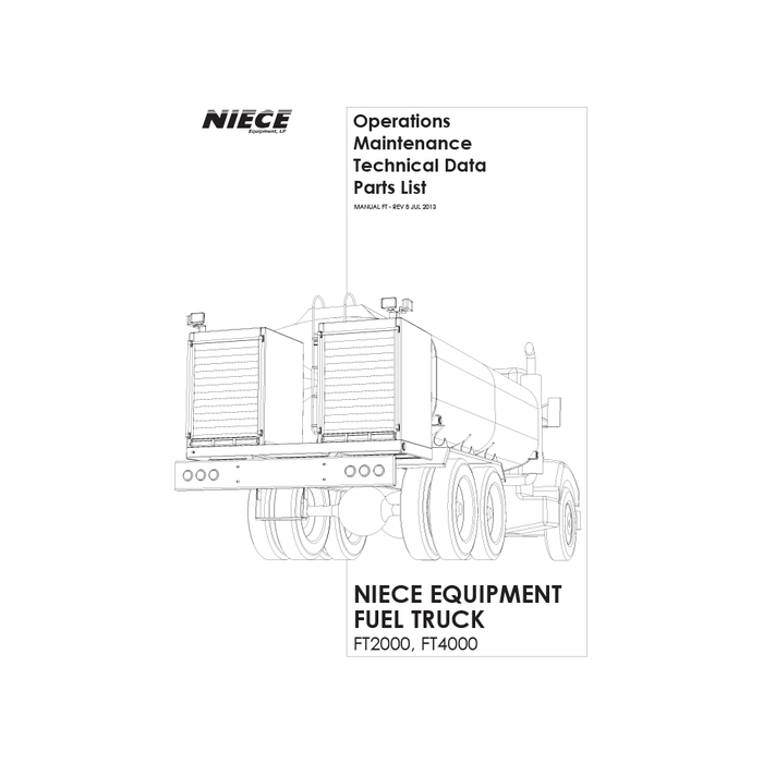 Niece Fuel Truck - FT2000 and FT4000 Manual